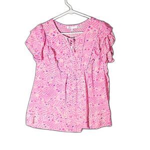 NWT DR2 Pink Medium Women's Top Blouse